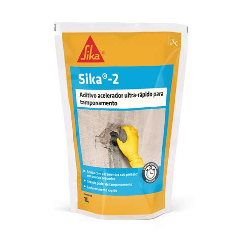 Acelerador De Pega Sika 2 1L Sika Ferreira Costa