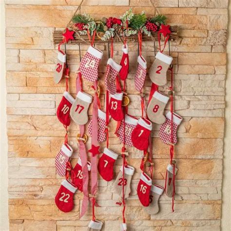 Floristik At Adventskalender Zum Bef Llen Weihnachtskalender Socken