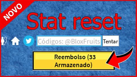 Novos Codigos Todos Os Codigos De Reset Status Do Blox Fruits Code