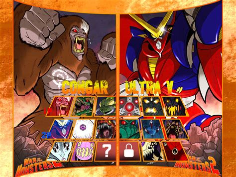 War of the Monsters 2 Characters select screen by Superzillaking on DeviantArt