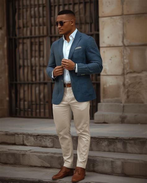 Blazer Gris Pantalon Noir Et Mocassins Blancs Hockerty