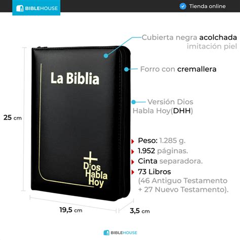 Biblia Católica Dios Habla Hoy Línea Letra Gigante Negra 54159919