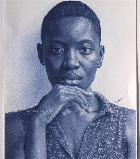 Amazing Ballpoint Pen Drawing Works By Enam Bosokah Ballpoint Pen Art