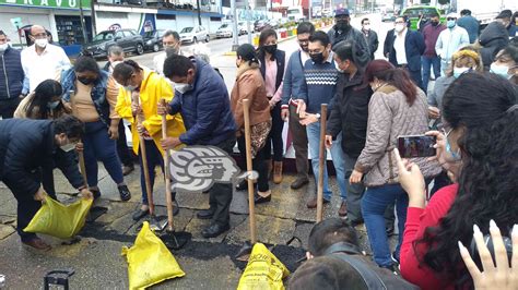 Arrancan Programa De Bacheo En Avenidas De Coatzacoalcos