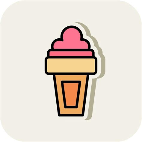 Ice Cream Vector Icon Design 28067155 Vector Art At Vecteezy