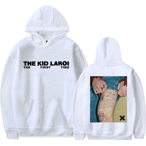 The Kid LAROI The First Time Hoodie Rapper Tour Merch Unisex Casual ...