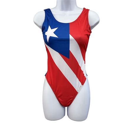 Puerto Rico Flag Bikini Etsy Denmark