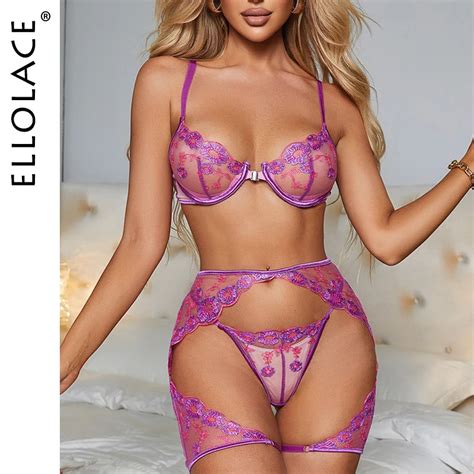 Ellolace Lingerie Fantezi Kad N I Ama R Nak Pieces L Ks Dantel S Tyen