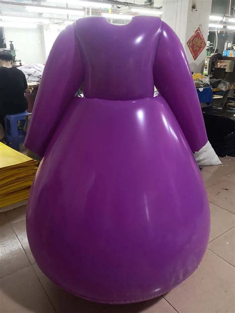 Customized Pvc Purple Clothes Dress Inflatable Skirt For Princess Buy