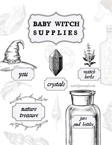 Free Grimoire Printable Basic Magic Book Of Shadows Pages ⋆ Witch Journal