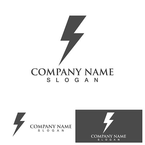 Premium Vector Thunderbolt Logo And Symbol Vector