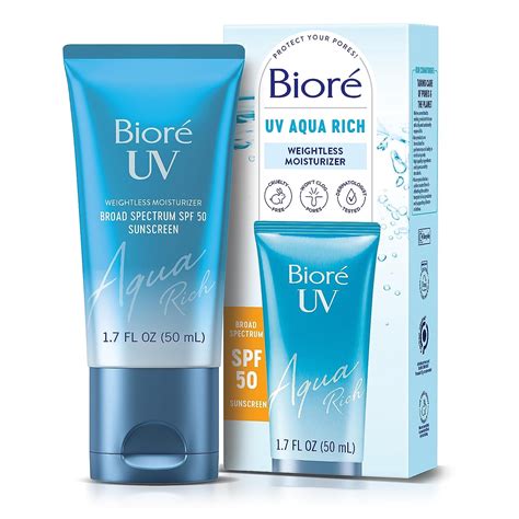 Biore + Biore UV Aqua Rich SPF 50 Moisturizing Sunscreen