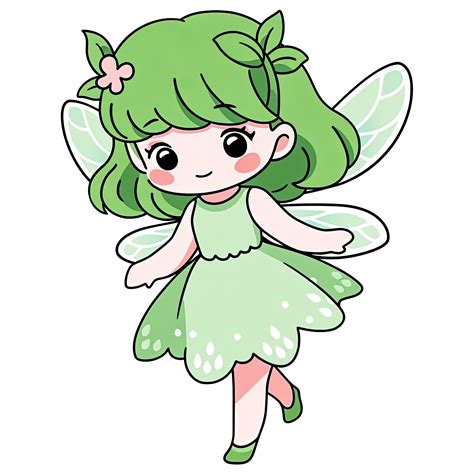 Cute Chibi Fairy AI Generative 33494229 PNG