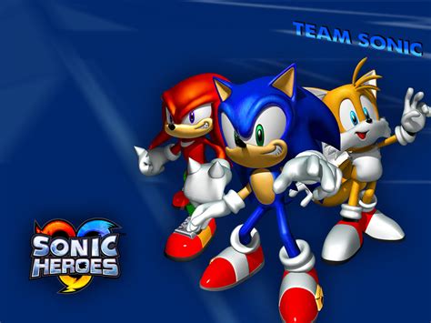 Sonic Heroes - Team Sonic - Sonic Heroes - Gallery - Sonic SCANF