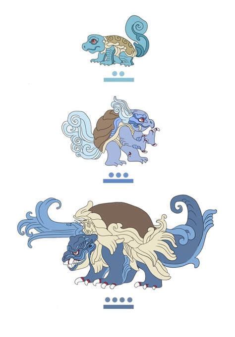 Pokemayans, Pokémon Illustrated in the Style of Mayan Art