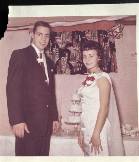 My Grandma And Grandpa On Their Wedding Day 1959 They Had Both Just