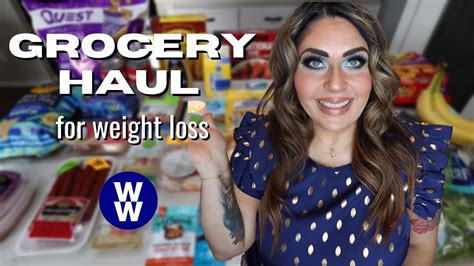 Ww Grocery Haul For Weight Loss New Food Finds Points Included