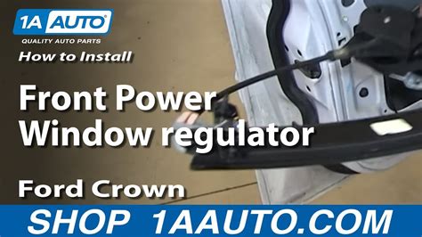 How To Replace Window Regulator Ford Crown Victoria Youtube