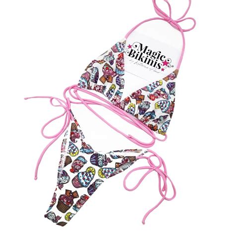 Delicious Beach Bikini No Cute Bling Cupcakes Magic Bikinis Custom Competition Suits And