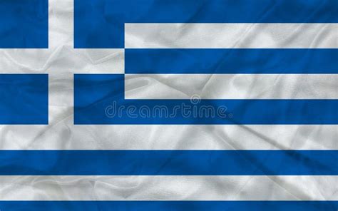 The Blue and White National Flag of Greece Stock Image - Image of ...