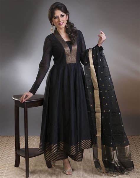 Kurta Dresses For Women Bangladesh Buy Fabindia Black Silk Cotton