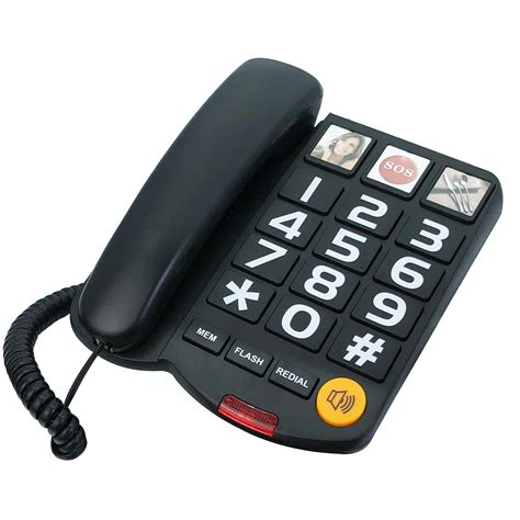 Buy Big Button Phone For Seniors Telpal Corded Telephone Landline