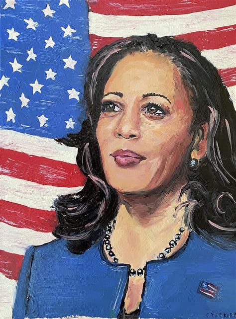 Kamala Harris Painting By Christina Tarkoff Pixels