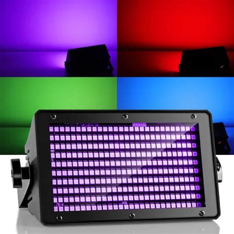 Pcs Led Strobe Lights Rgb Bright Stage Lighting Strobe Blinder