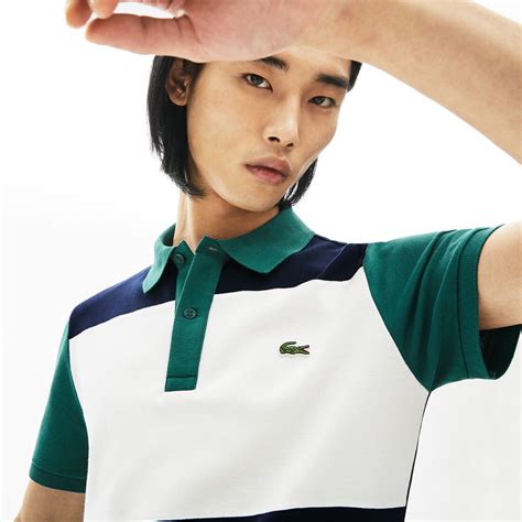 Buy Mens Lacoste Stretch Colourblock Polo Shirt Lacoste Uae