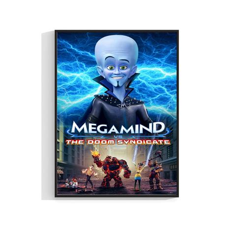 Megamind Vs the Doom Syndicate Movie 2024 Poster Print Film Art A4 A3 ...