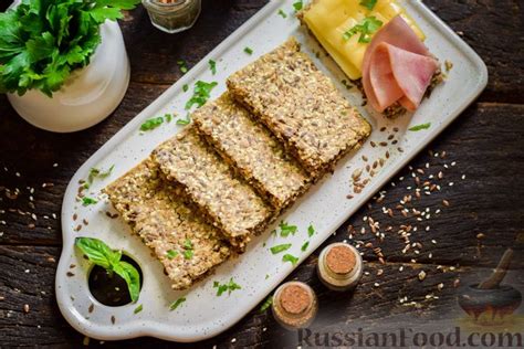 Рецепт: Зерновые хлебцы с овсянкой на RussianFood.com