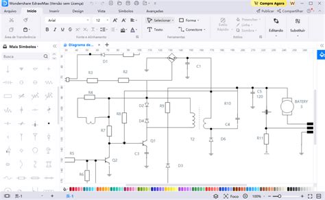 Desenho De Circuito Elétrico