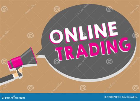 Word Writing Text Online Trading Business Concept For Buying And