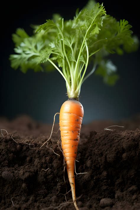 Cutaway photo of a carrot growing in soil - Impossible Images - Unique ...