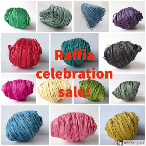 Raffia celebration sale! | Raffia, Contemporary crafts, Crafts