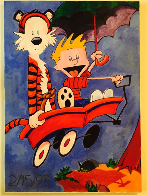 Calvin And Hobbes Painting at PaintingValley.com | Explore collection ...