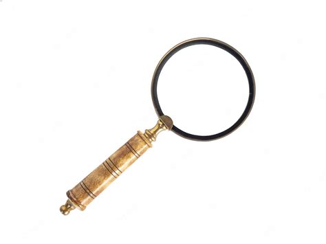 Antique Magnifying Glass Illustration