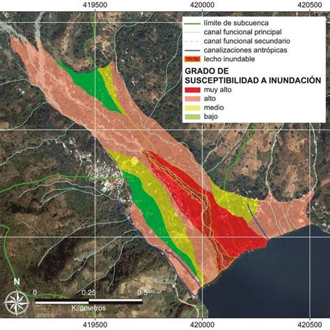 Mapa Integrado De Susceptibilidad A Inundaci N Misi Desarrollado A