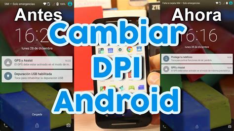 Cómo cambiar DPI en cualquier Android SIN ROOT YouTube