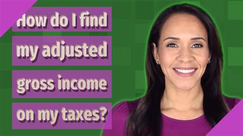 How Do I Find My Adjusted Gross Income On My Taxes Youtube