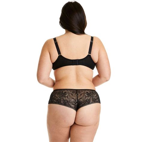 Soutien gorge à armatures grand maintien noir Dédale Pomm Poire Fitancy