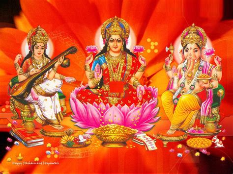 Laxmi Ganesh Saraswati Wallpapers - Top Free Laxmi Ganesh Saraswati Backgrounds - WallpaperAccess