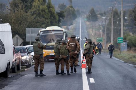 Violencia En Chile Asesinaron A Tres Carabineros En La Araucanía