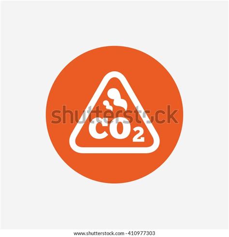 Co2 Carbon Dioxide Formula Sign Icon Stock Vector Royalty Free 410977303 Shutterstock