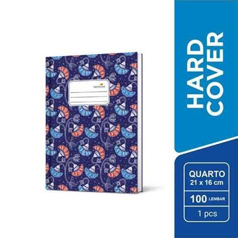 Jual Buku Hardcover Paperline Quarto Kuarto Kwarto 100 200 Lembar