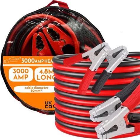 Voilamart Jump Leads Heavy Duty Car Battery Jump Leads 3000amp 6m