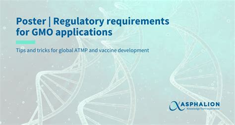 New | Poster | Regulatory requirements for GMO applications