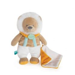 Baby Nat Maxou Le Lion Doudou Peluche Avec Mouchoir Doudou Store