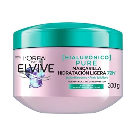 Crema Tratamiento Elvive Hilurónico Pure 300grs Farmacia El túnel