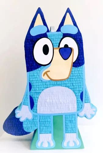 Bluey Piñata Decoración 3d Fiestas Día Del Niño Bingo Envío Gratis